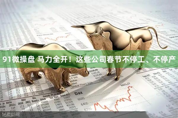 91微操盘 马力全开！这些公司春节不停工、不停产