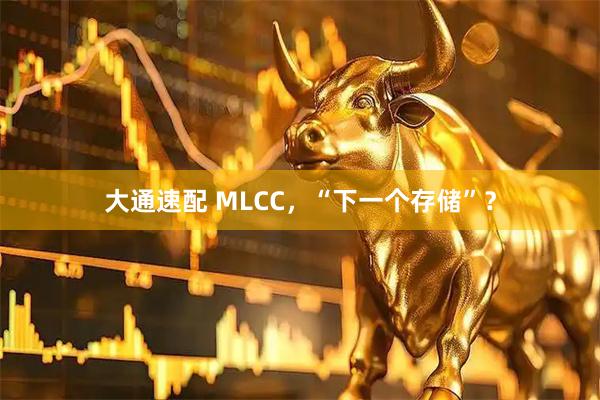 大通速配 MLCC，“下一个存储”？