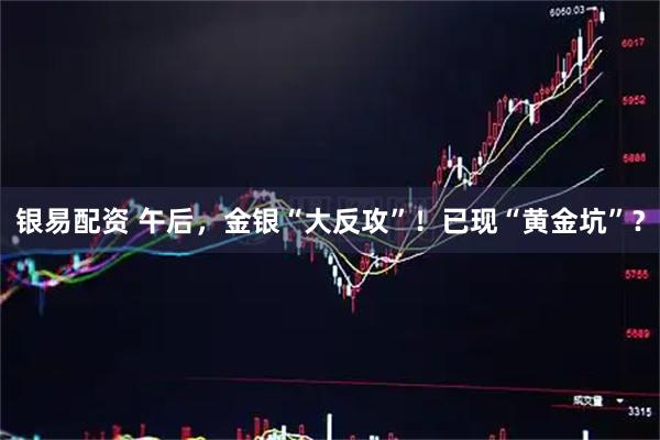 银易配资 午后，金银“大反攻”！已现“黄金坑”？