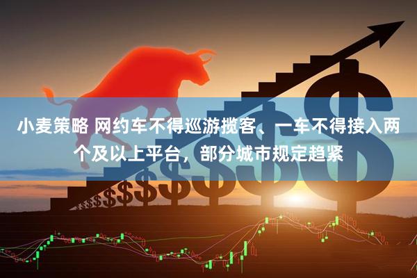 小麦策略 网约车不得巡游揽客、一车不得接入两个及以上平台，部分城市规定趋紧