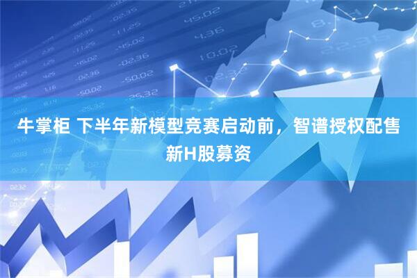 牛掌柜 下半年新模型竞赛启动前，智谱授权配售新H股募资